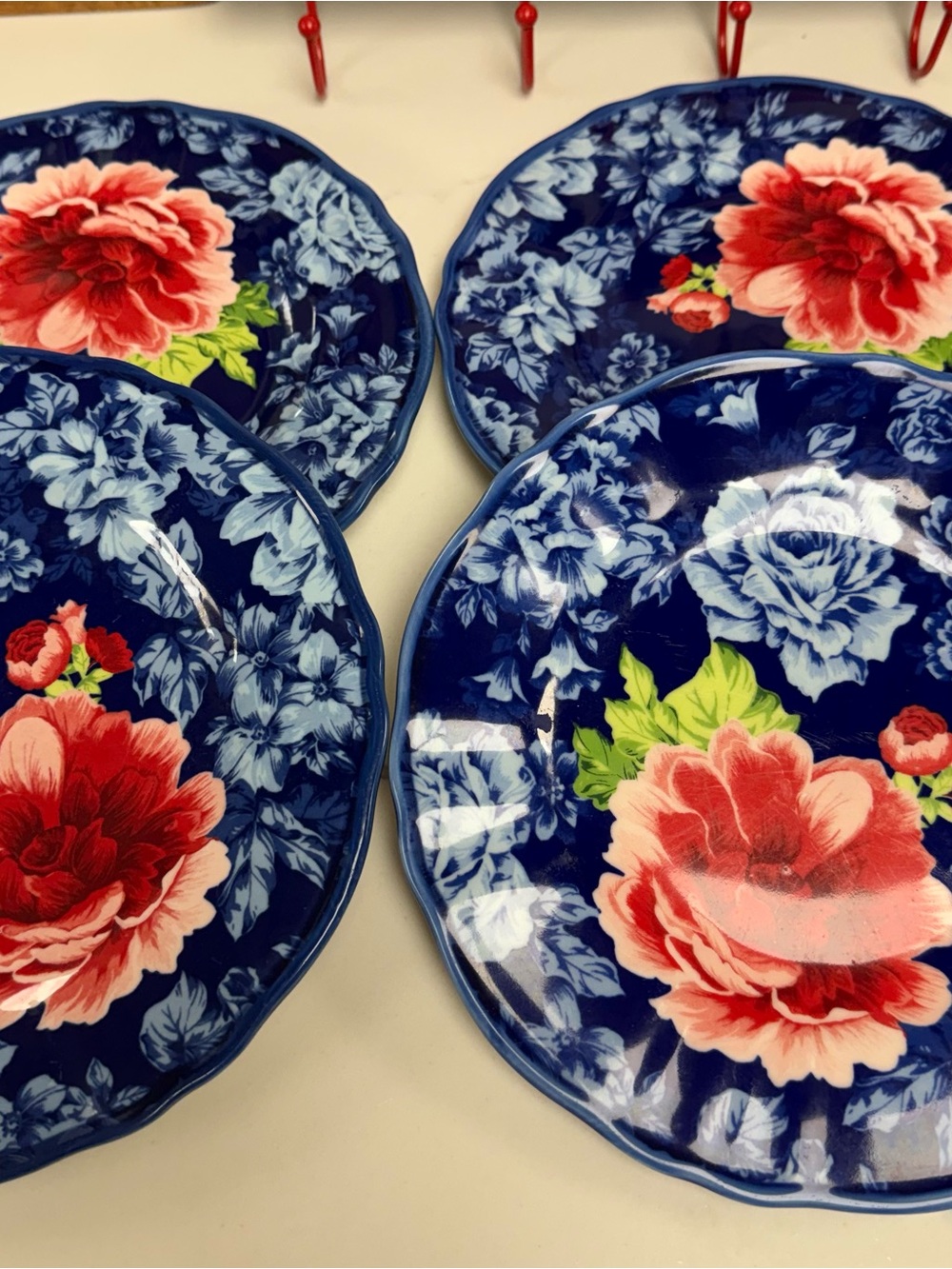 The Pioneer Woman Heritage Floral Ceramic Salad  Plates